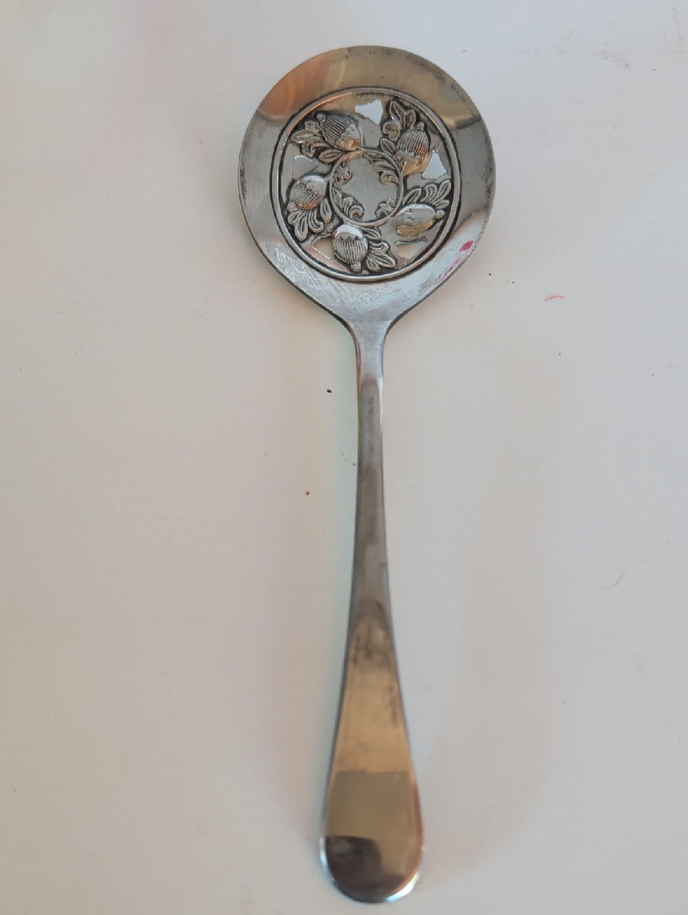 Sheffield England, Slotted 🌟 Silver plated Serving Spoon.